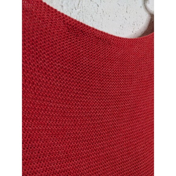 Gran Sasso Sweater 100% Virgin Wool‎ Salmon Knit V-Neck Size 48 Made in Italy - Picture 5 of 5